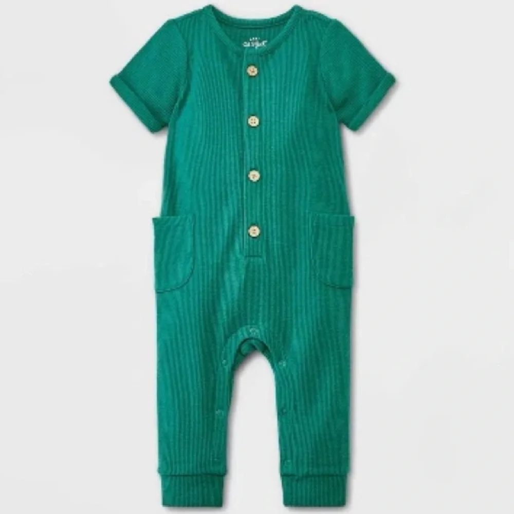 Baby Cat & Jack Cozy Thermal Romper - 0-3 Months   month newborn onesie babies